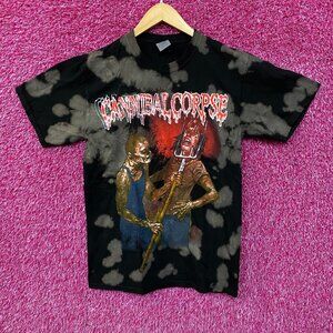 Cannibal Corpse Eaten Back to Life NA Tour Tie Dye Tee Small